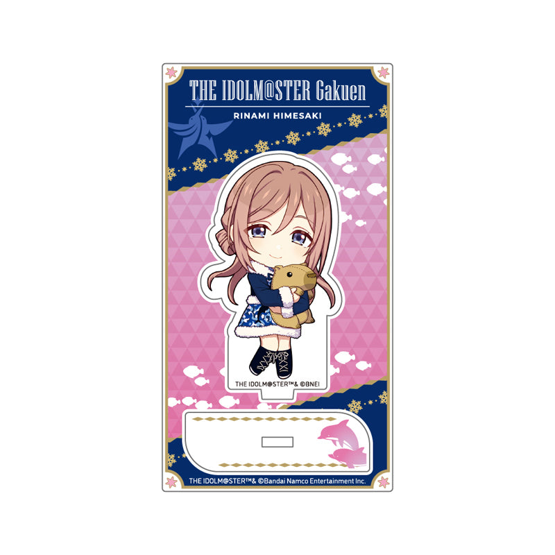(Goods - Acrylic Stand) Gakuen iDOLM@STER Chibi Acrylic Stand Rinami Himesaki Hatsuboshi Paradise ver.