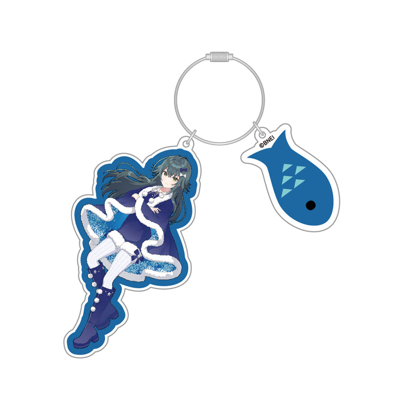 (Goods - Keychain) Gakuen iDOLM@STER Acrylic Keychain Temari Tsukimura Hatsuboshi Paradise ver.