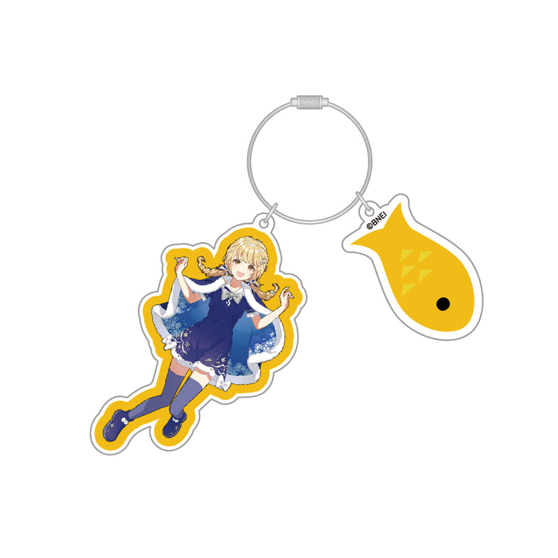 (Goods - Keychain) Gakuen iDOLM@STER Acrylic Keychain Kotone Fujita Hatsuboshi Paradise ver.