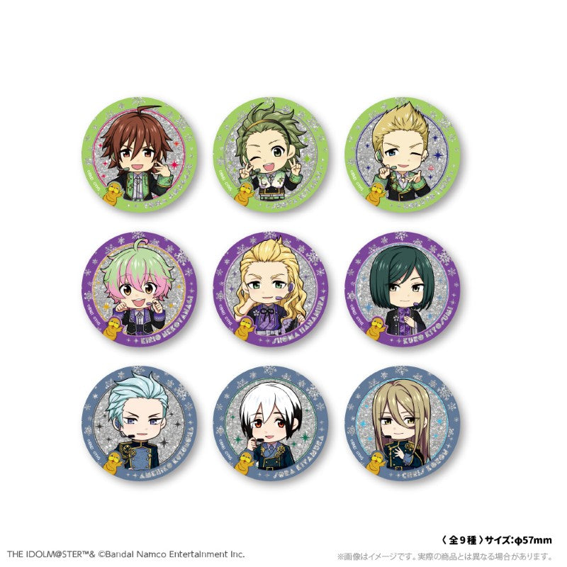 (1BOX=9)(Goods - Badge) THE IDOLM@STER SideM GIRAGIRA★Button Badge(A) WPF ver.