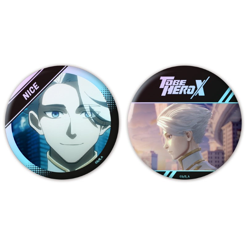 (Goods - Badge) TO BE HERO X Iridescent Button Badge Set of 2 Nice