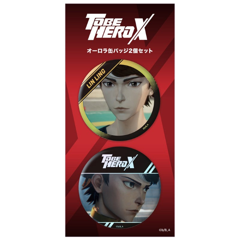 (Goods - Badge) TO BE HERO X Iridescent Button Badge Set of 2 Lin Ling
