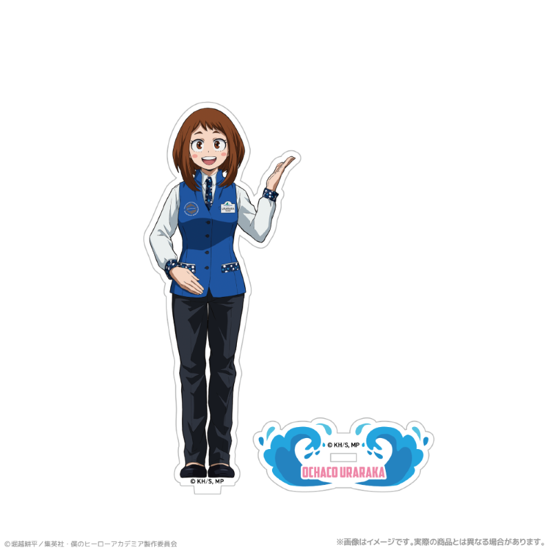 (Goods - Acrylic Stand) My Hero Academia Exclusive Art Acrylic Stand_Ochako Uraraka Together with Sea Creatures PLUS ULTRA