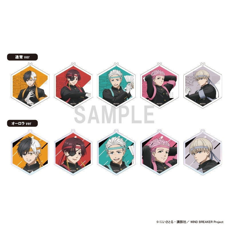 (1BOX=10)(Goods - Key Chain) WIND BREAKER Acrylic Key Chain Collection Japanese Cheering Squad ver.