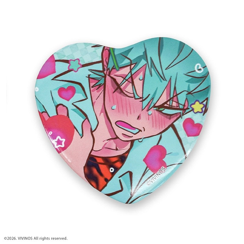 (1BOX=6)(Goods - Badge) Alien Stage Random Heart Badge {Bonus:Art Cards}