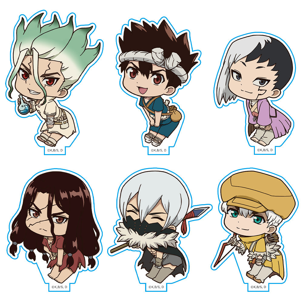 (1BOX=6)(Goods - Acrylic Stand) Dr. STONE Tsunpittsu Acrylic Stand Collection