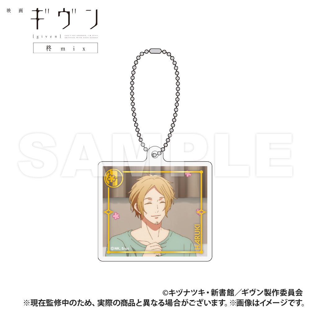 (Goods - Keychain) Given The Movie: Hiiragi mix Trading Foil Stamped Style Acrylic Keychain