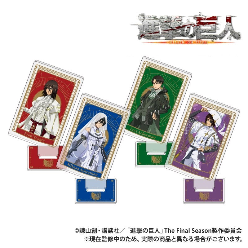 (Goods - Acrylic Stand) TV Anime "Attack on Titan" Card-shaped Acrylic Collection Hange feat. Exclusive Art Wizard ver.