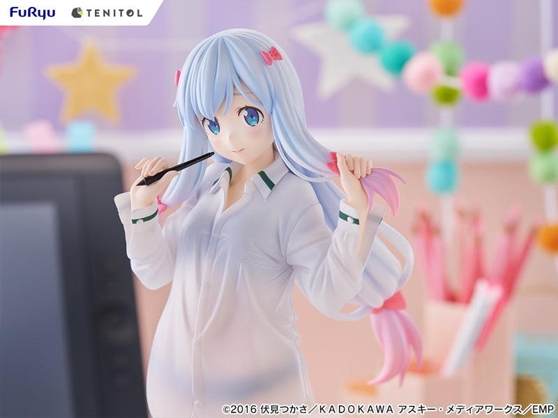 (Bishojo Figure) Eromanga Sensei TENITOL TALL Sagiri Izumi Shirt ver. Complete Figure