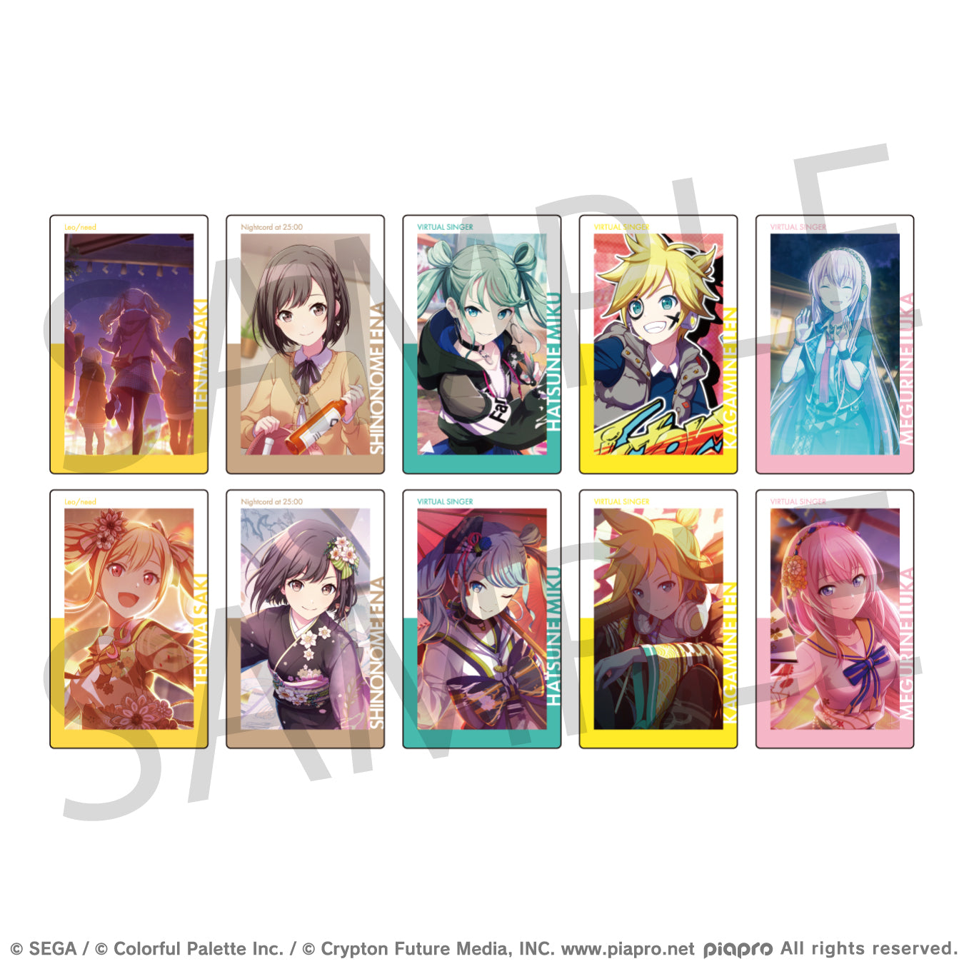 (1BOX=10)(Goods - Card) Hatsune Miku: Colorful Stage! ePick card series Vol.3 C