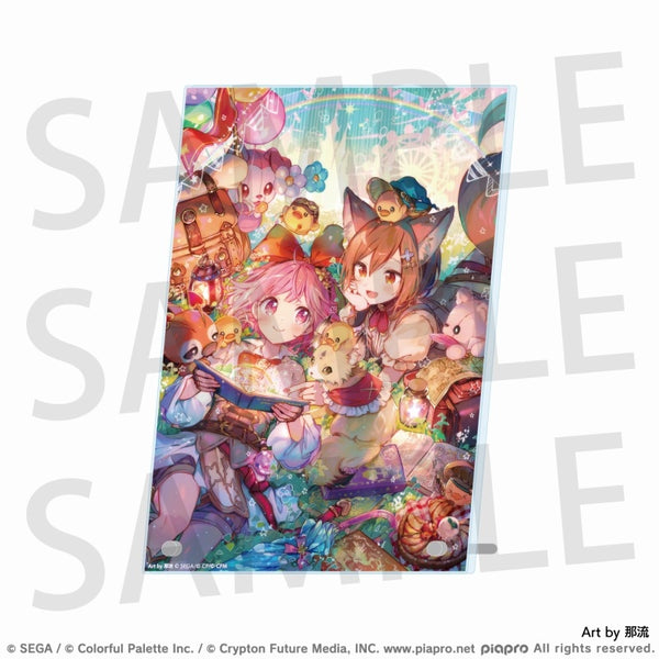(Goods - Ornament) Hatsune Miku: Colorful Stage! Project SEKAI Creators Festa 2024 in Niconico Chokaigi Acrylic Panel [Otori Emu & Wonderland SEKAI MEIKO]