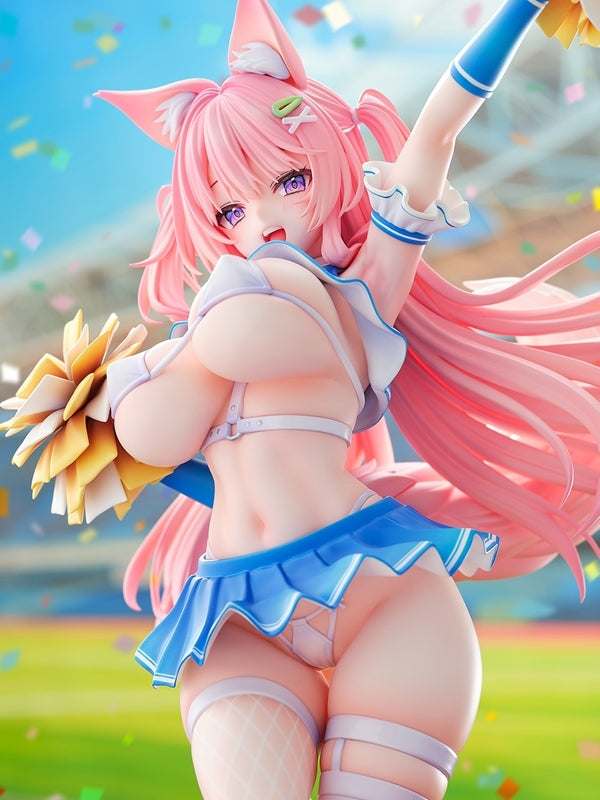 (Bishojo Figure) UnderWears7 Animal Ears Cheerleader Girl illustration by Yatanuki Kei 1/5.5 Complete Figure