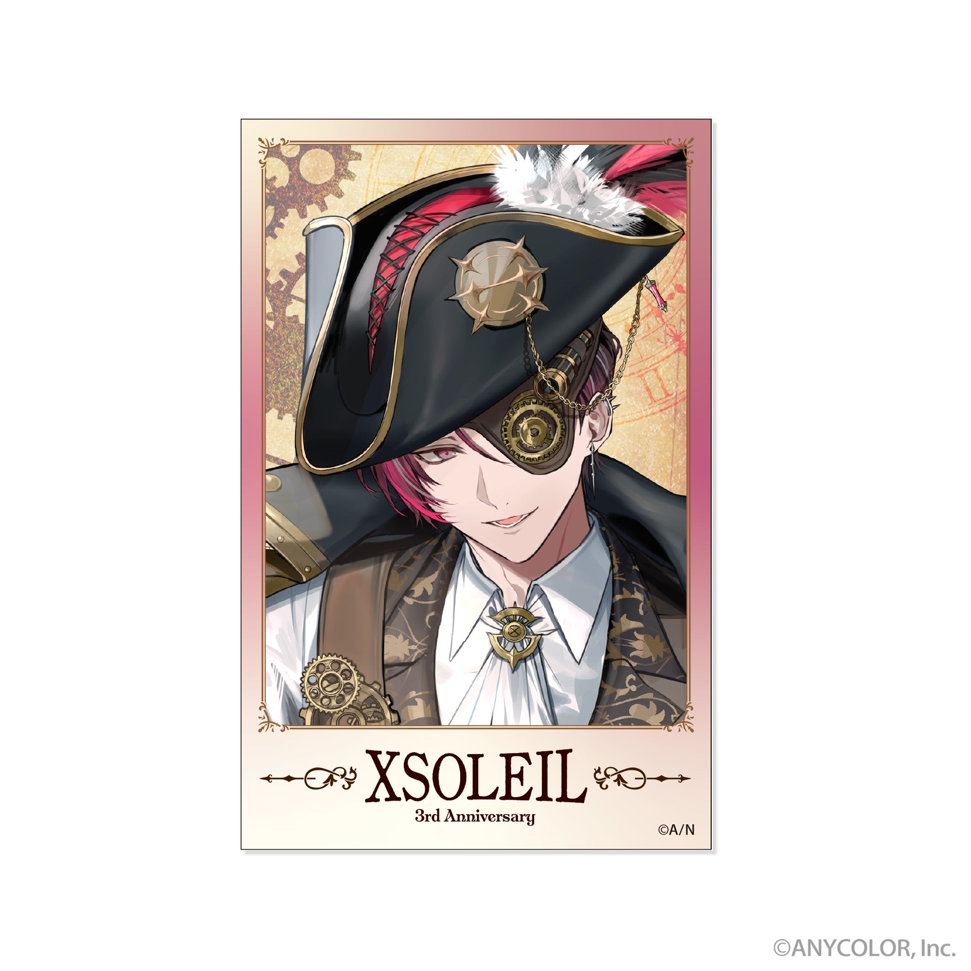 (Goods - Card) XSOLEIL Photo Style Card Set of 2 Ver Vermillion