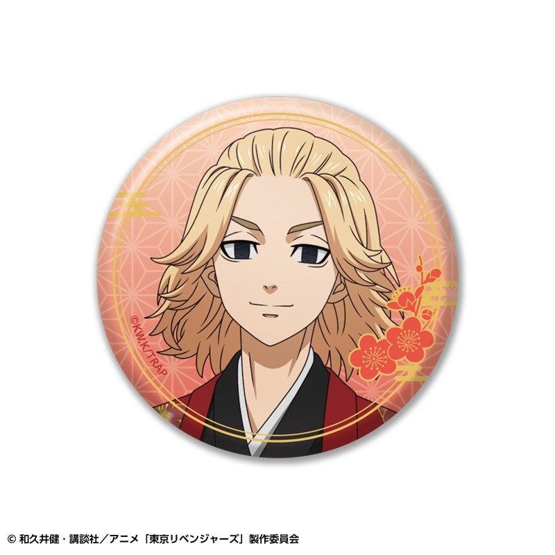 (1BOX=6)(Goods - Badge) TV Anime Tokyo Revengers Trading Foil-stamped Matte Button Badge Casual ver.