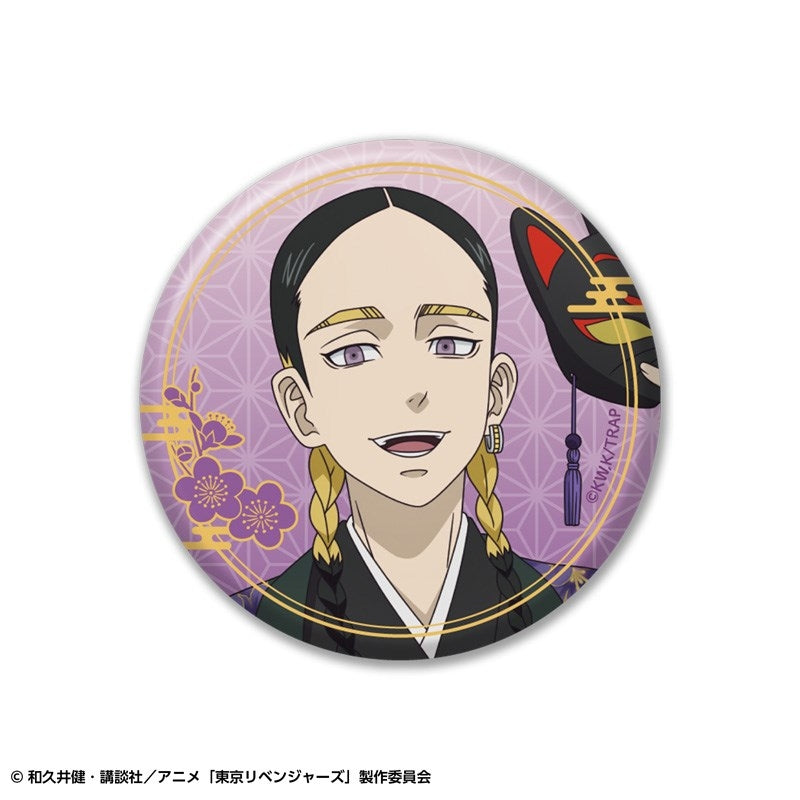 (1BOX=6)(Goods - Badge) TV Anime Tokyo Revengers Trading Foil-stamped Matte Button Badge Casual ver.