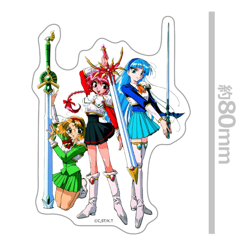 (Goods - Sticker) Magic Knight Rayearth Die-cut Sticker Hikaru & Umi & Fuu Vol.3