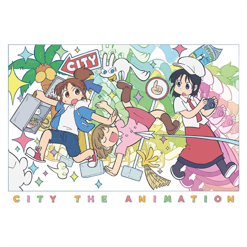 (Goods - Shirt) CITY THE ANIMATION Long Sleeve T-shirt w/Rib Midori Nagumo & Niikura & Wako Izumi