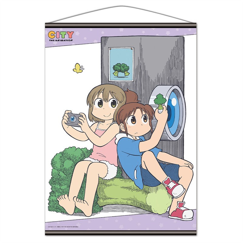 (Goods - Tapestry) CITY THE ANIMATION B2 Tapestry Midori Nagumo & Niikura