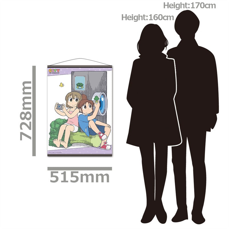 (Goods - Tapestry) CITY THE ANIMATION B2 Tapestry Midori Nagumo & Niikura