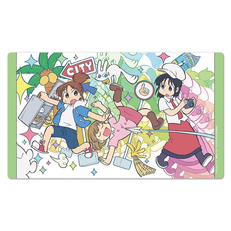 (Goods - Mat) CITY THE ANIMATION Character Rubber Mat Midori Nagumo & Niikura & Wako Izumi