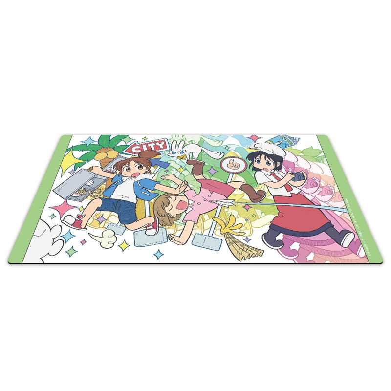 (Goods - Mat) CITY THE ANIMATION Character Rubber Mat Midori Nagumo & Niikura & Wako Izumi