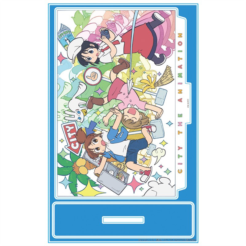 (Goods - Acrylic Stand) CITY THE ANIMATION Acrylic Chara Stand Midori Nagumo & Niikura & Wako Izumi