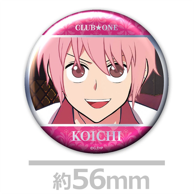 (Goods - Badge) Everyday Host Metallic Button Badge Set of 4 CLUB★ONE