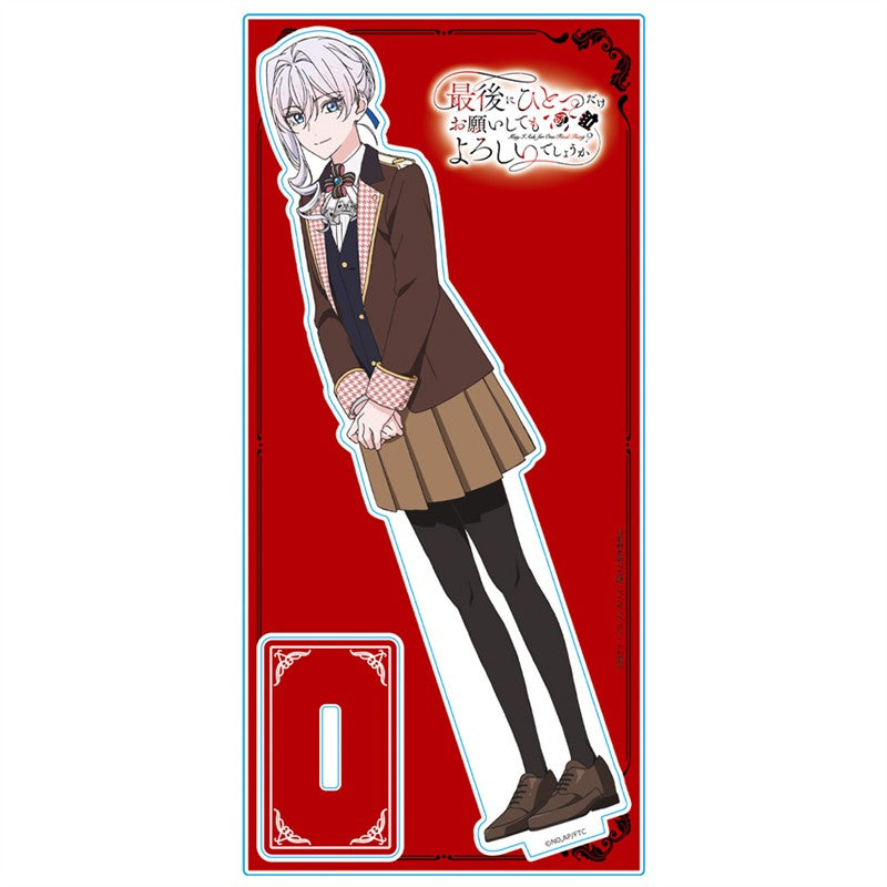 (Goods - Acrylic Stand) May I Ask for One Final Thing? Acrylic Chara Stand Scarlet School Uniform ver.