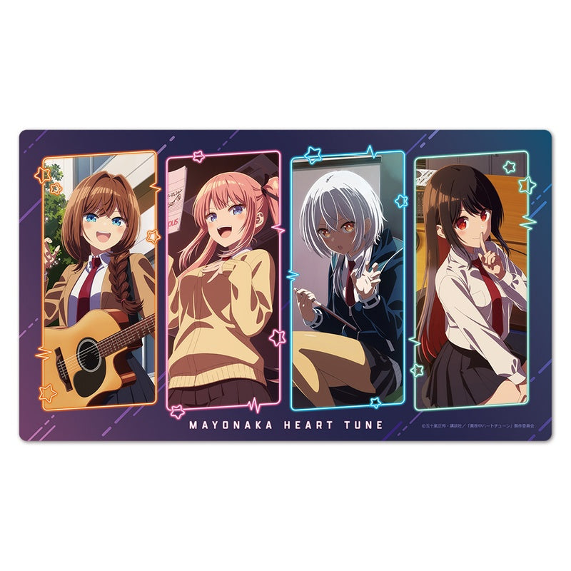 (Goods - Mat) Tune In to the Midnight Heart Character Rubber Mat Rikka & Nene & Iko & Shinobu