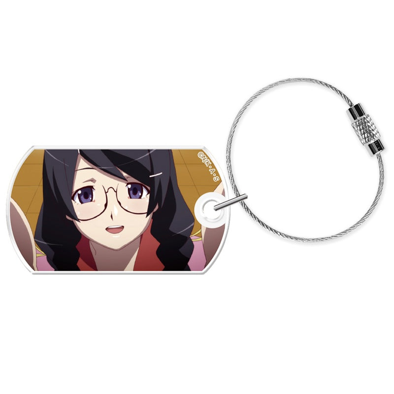 (Goods - Keychain) Monogarari Series Acrylic Key Ring Tsubasa Hanekawa Anime Still ver.
