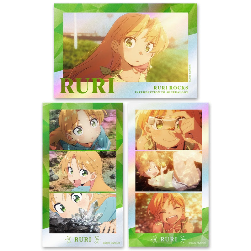 (Goods - Sticker) Ruri Rocks Thumbnail Kira Sticker Set Ruri Tanigawa Anime Still ver.