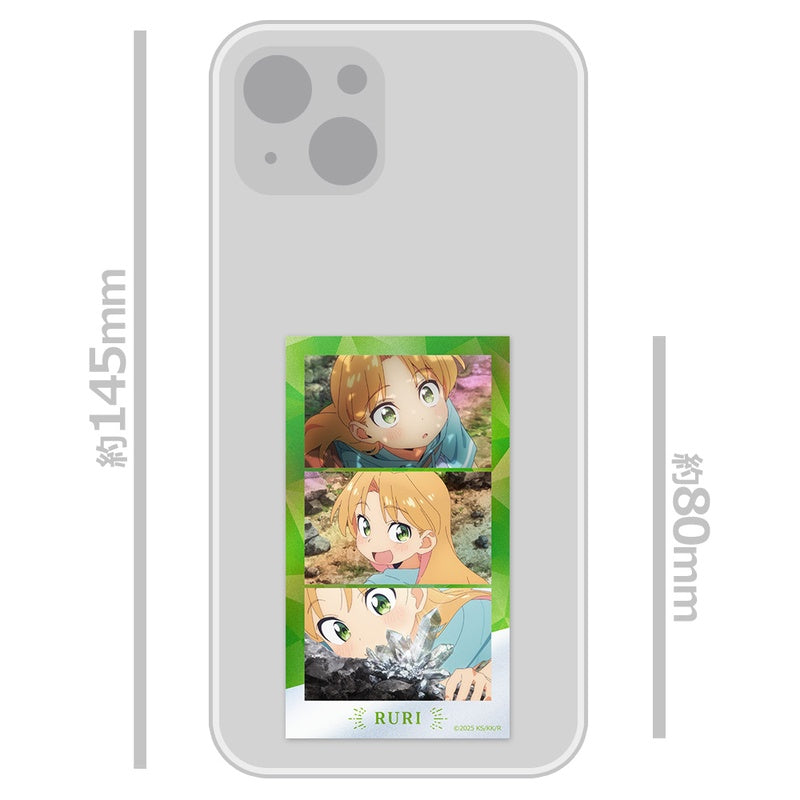 (Goods - Sticker) Ruri Rocks Thumbnail Kira Sticker Set Ruri Tanigawa Anime Still ver.