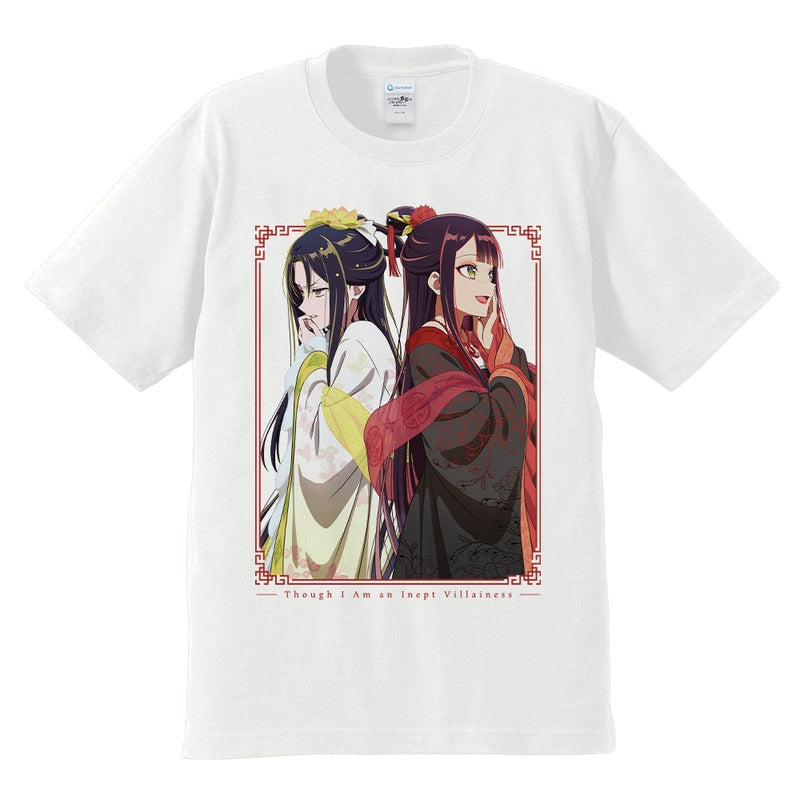 (Goods - Shirt) Though I Am an Inept Villainess: Tale of the Butterfly-Rat Body Swap in the Maiden Court T-shirt Reirin (Swapped) & Keigetsu (Swapped)