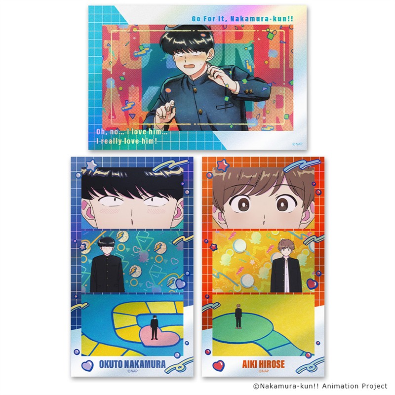 (Goods - Sticker) Go for It, Nakamura! Thumbnail Sparkle Sticker Set Okuto Nakamura & Aiki Hirose vol. 1