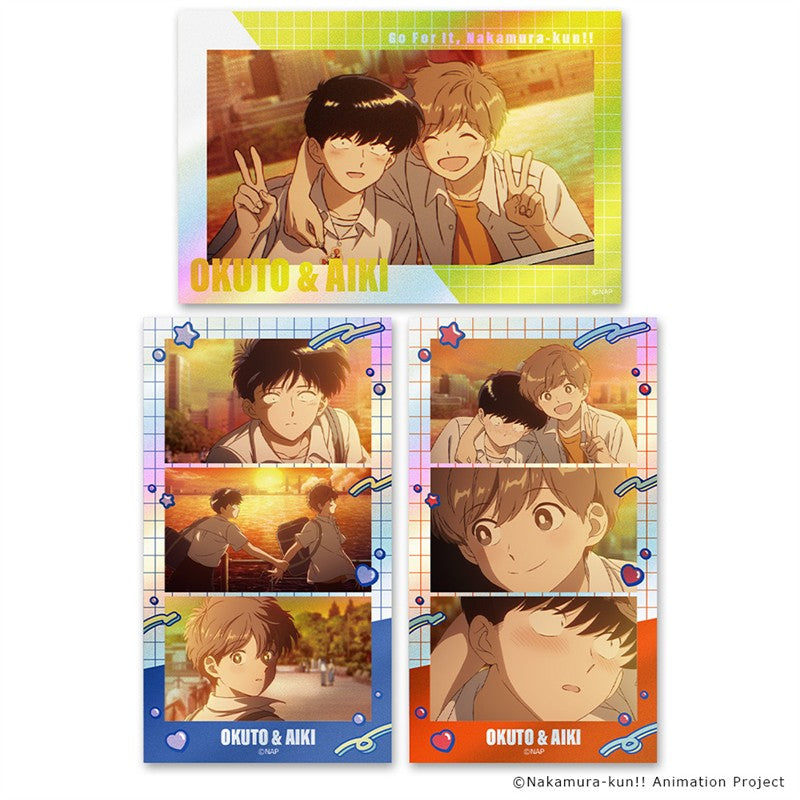 (Goods - Sticker) Go for It, Nakamura! Thumbnail Sparkle Sticker Set Okuto Nakamura & Aiki Hirose vol. 2