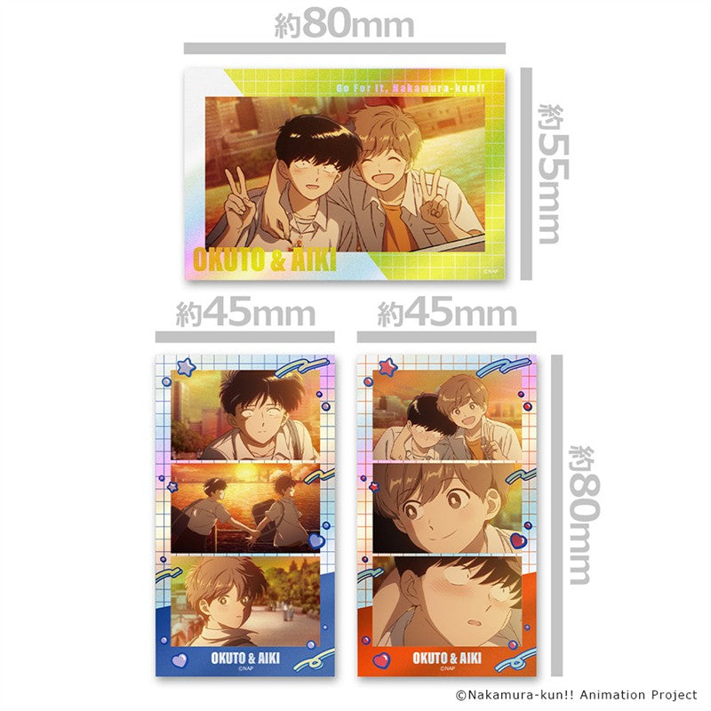 (Goods - Sticker) Go for It, Nakamura! Thumbnail Sparkle Sticker Set Okuto Nakamura & Aiki Hirose vol. 2
