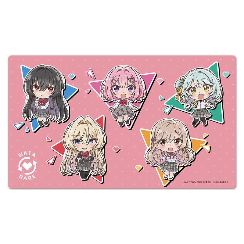 (Goods - Mat) There's No Freaking Way I'll be Your Lover! Unless... Character Rubber Mat Renako & Mai & Ajisai & Satsuki & Kaho Chibi ver.