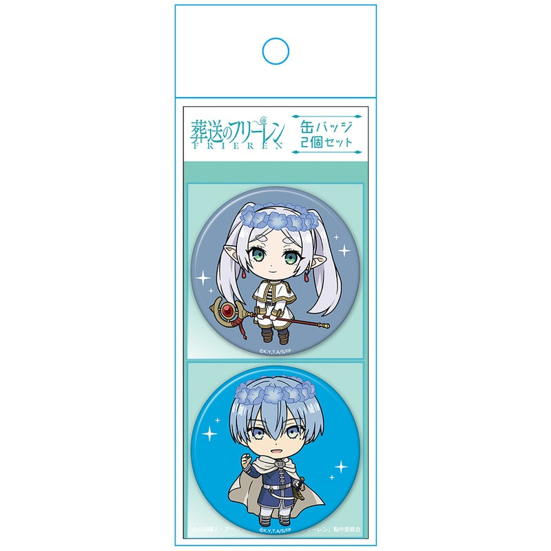 (Goods - Badge) Frieren: Beyond Journey's End Button Badge Set of 2 Frieren & Himmel