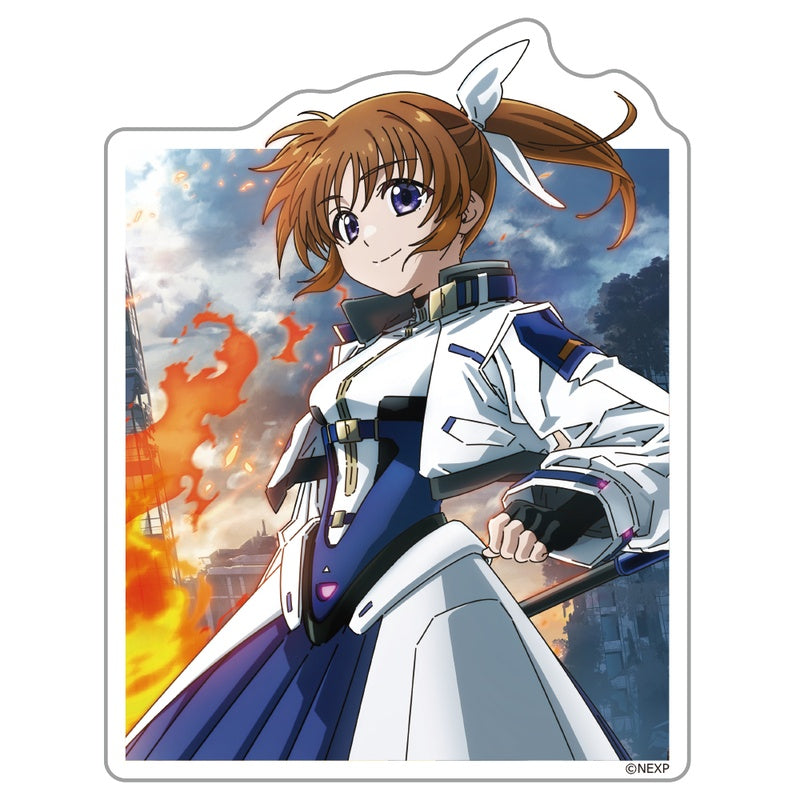 (Goods - Sticker) Magical Girl Lyrical Nanoha EXCEEDS Gun Blaze Vengeance Die-cut Sticker Nanoha