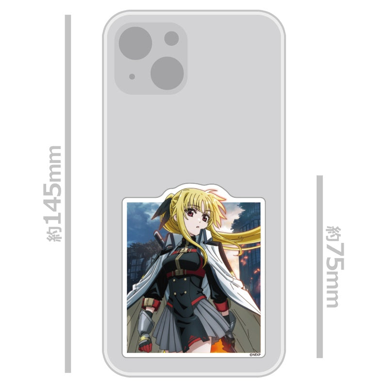 (Goods - Sticker) Magical Girl Lyrical Nanoha EXCEEDS Gun Blaze Vengeance Die-cut Sticker Fate