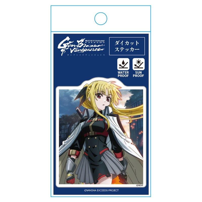(Goods - Sticker) Magical Girl Lyrical Nanoha EXCEEDS Gun Blaze Vengeance Die-cut Sticker Fate
