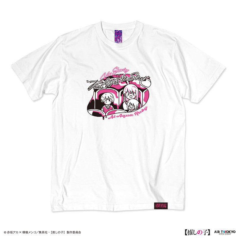 (Goods - Shirt) TV Anime Oshi no Ko Vol.2 Monotone Scene Art T-shirt 1 (Ai) White