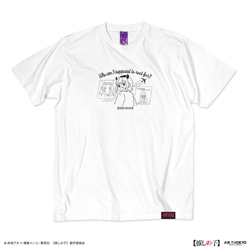 (Goods - Shirt) TV Anime Oshi no Ko Vol.2 Monotone Scene Art T-shirt 6 (MEM-cho) White