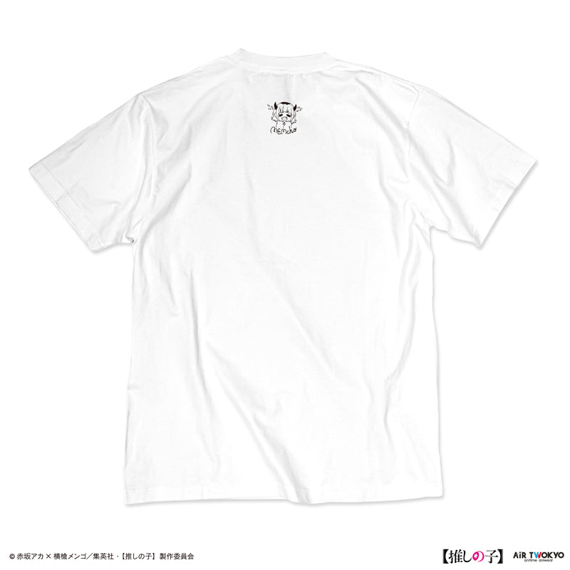 (Goods - Shirt) TV Anime Oshi no Ko Vol.2 Monotone Scene Art T-shirt 6 (MEM-cho) White