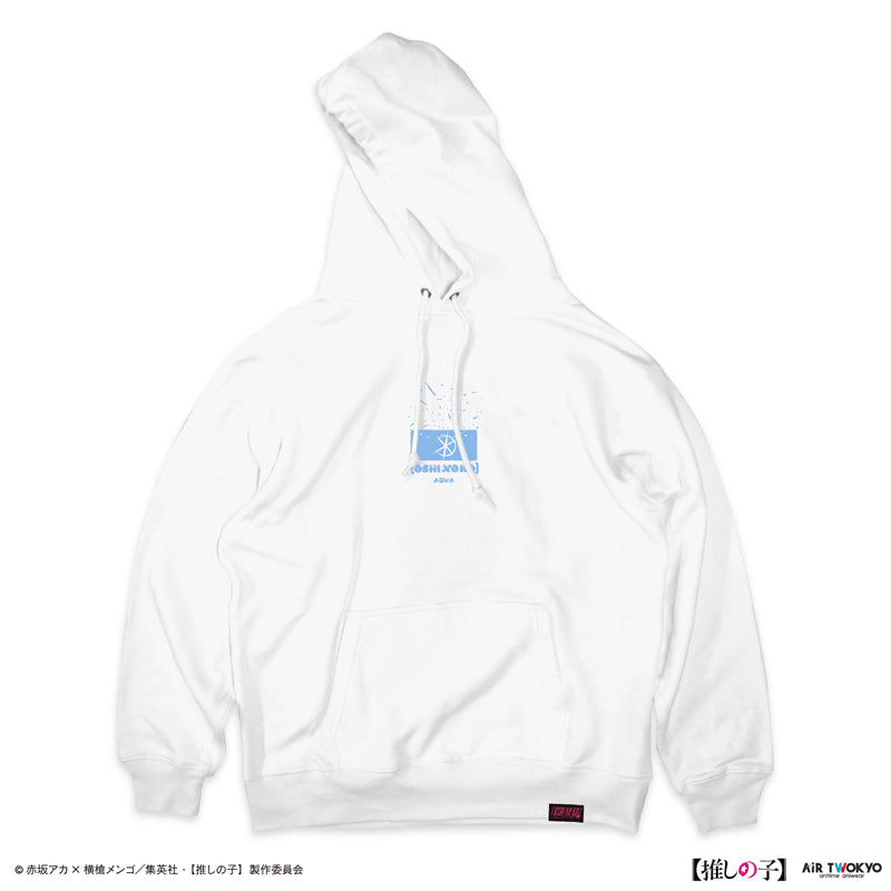 (Goods - Shirt) TV Anime Oshi no Ko Vol.2 Monotone Scene Art Hoodie 2 (Aqua) White