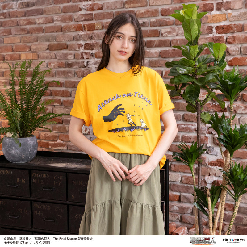 (Goods - Shirt) TV Anime Attack on Titan Scene Art Shirt 6 (I'll wrap you up in it again...again and again. Forever.)