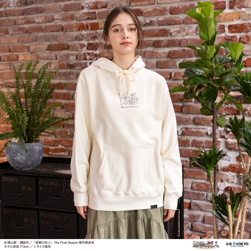 (Goods - Outerwear) TV Anime Attack on Titan Scene Art Hoodie 1 (Eren no Ieee Gaaaaaa)