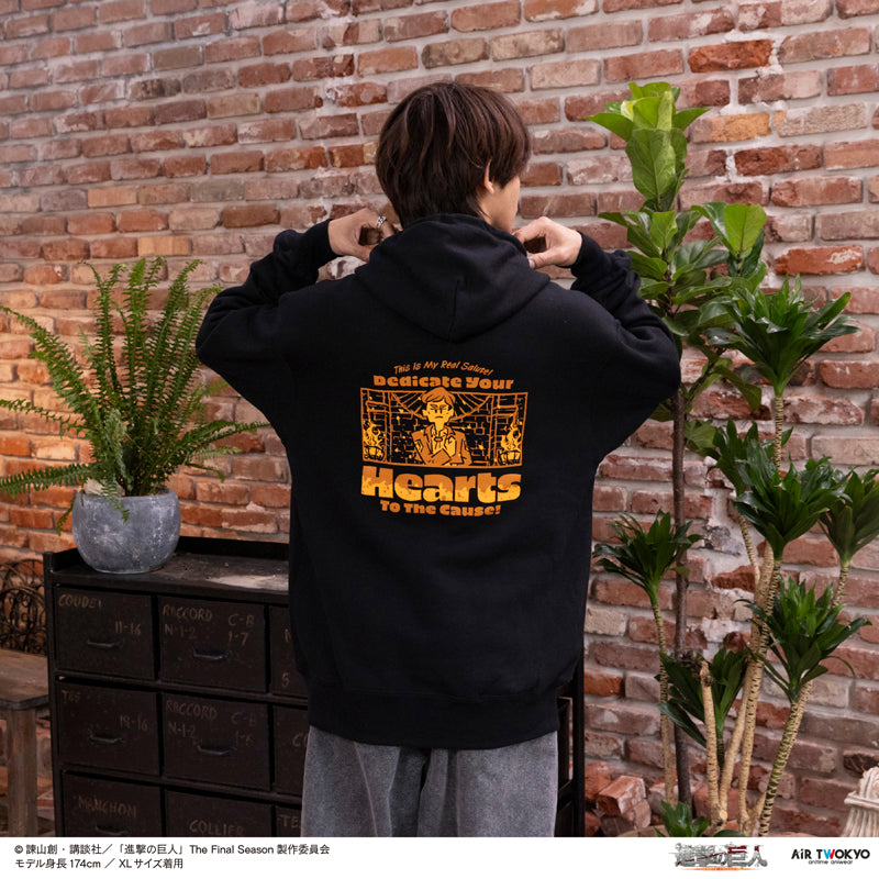 (Goods - Outerwear) TV Anime Attack on Titan Scene Art Hoodie 2 (Real Salute)