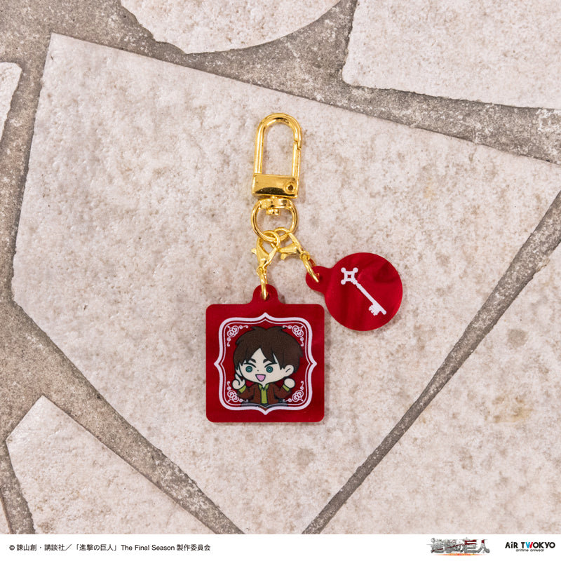 (Goods - Keychain) TV Anime Attack on Titan Key Ring Hanger (Eren)