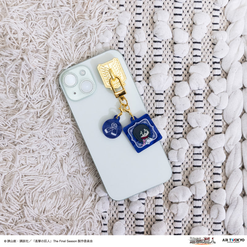 (Goods - Keychain) TV Anime Attack on Titan Key Ring Hanger (Mikasa)